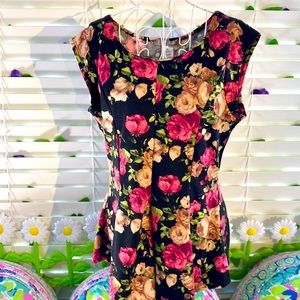 Purple Snow floral top